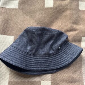 Hermes Dark Blue Denim Bucket Hat